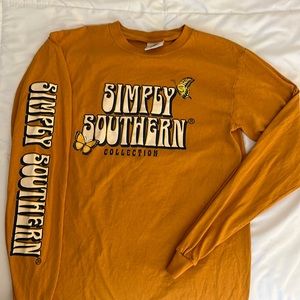 Rise Above And Beyond Long Sleeve Simple Simply Southern T Shirt